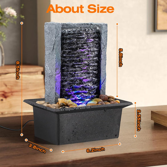 Tabletop Fountain Indoor Waterfall